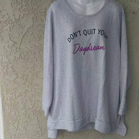 Lane Bryant Sweaters - Lane Bryant "Daydream" striped sweater shirt